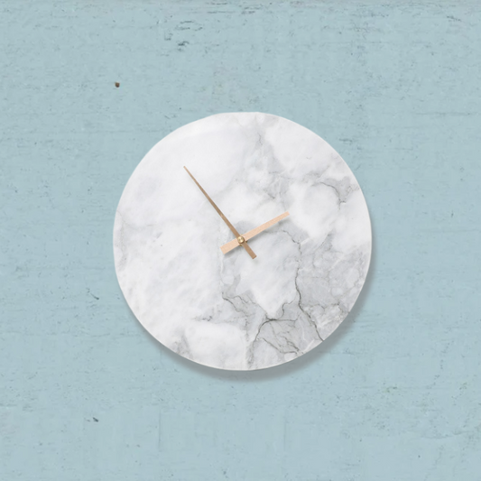 Marble Moon Clock