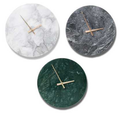 Marble Moon Clock