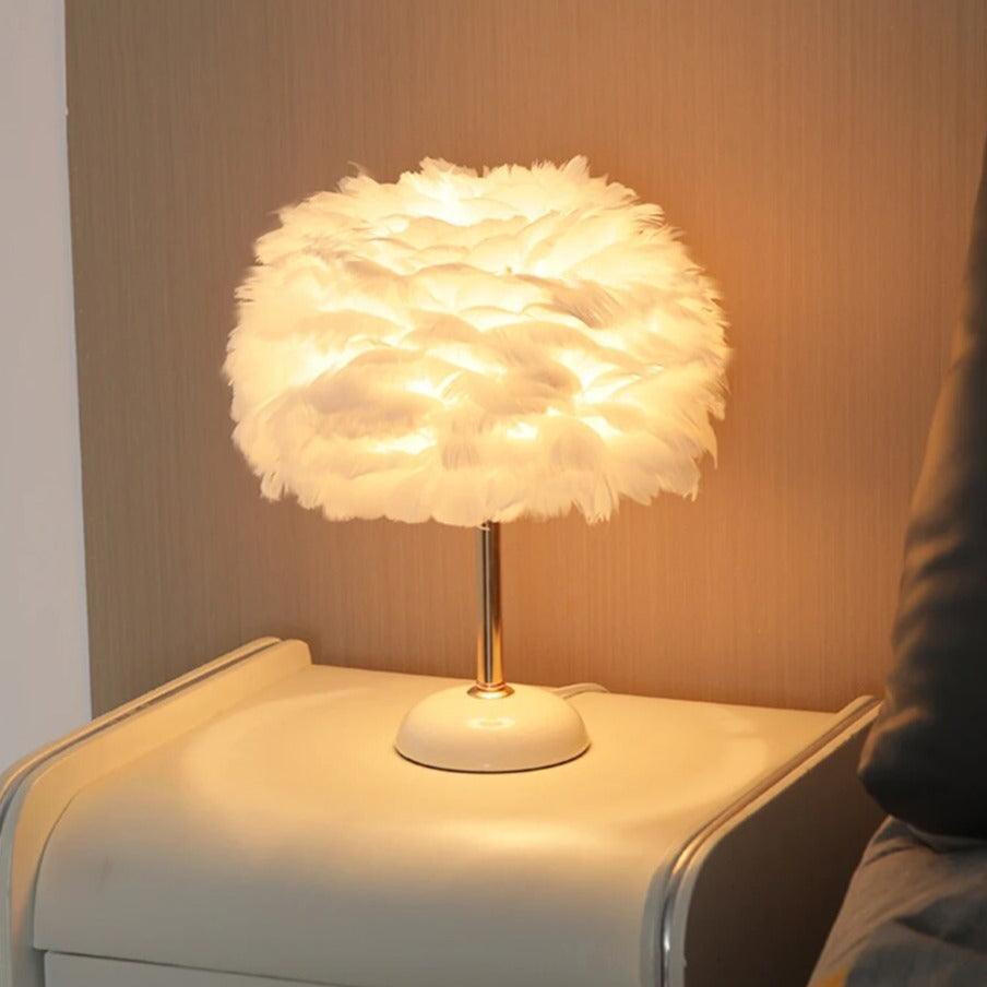 Annabelle Feather Lamp - Homely Adventures