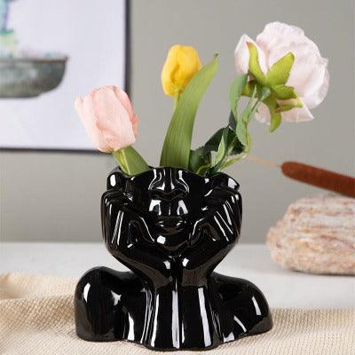 Pensive Ceramic Vase - Homely Adventures